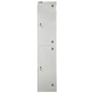 Allsteel 2 Door Metal Locker White