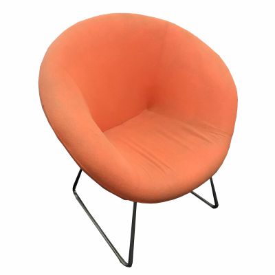 Palm Chair Orange Fabric