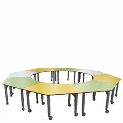Fixed Height Table 42 Dia Round Blk Leg