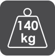 140kg Weight Capacity