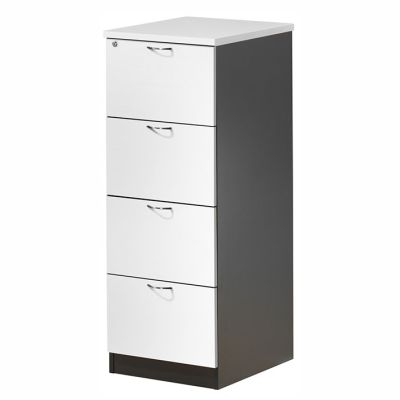 Equip Filing Cabinet 4 Drawer White/Stor