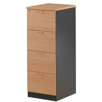 Equip Filing Cabinet 4 Drawer Beech/Strm