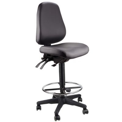 Endeavour Task Chair High Back Black PU