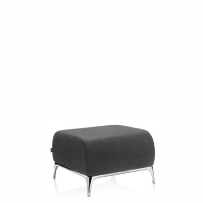 Amelie Small Ottoman Charcoal *DISC