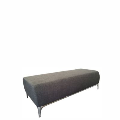 Amelie Small Ottoman Green