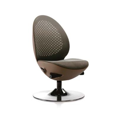 Ovo Visitor Ivory Shell Green Mesh Seat