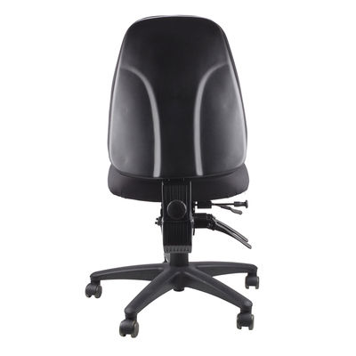 Steel Visitor Chair With Arms Black