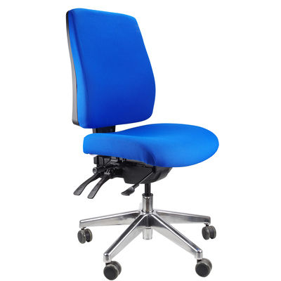 Ergoform Task Chair Medium Back Red Chr