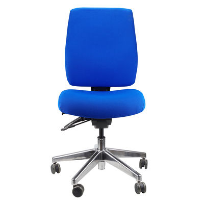Ergoform Task Chair High Back Blue Chr