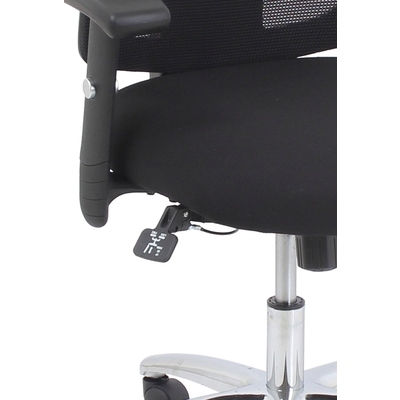 Mirae Task Chair Medium Mesh Back Silver