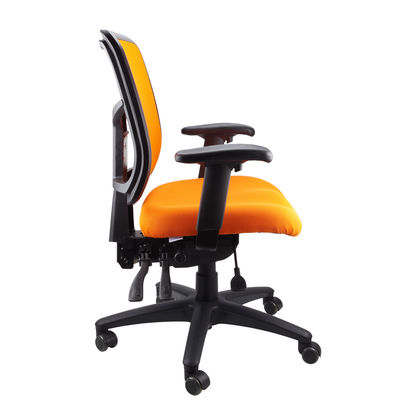 Mirae Task Chair Medium Mesh Back Blk PU