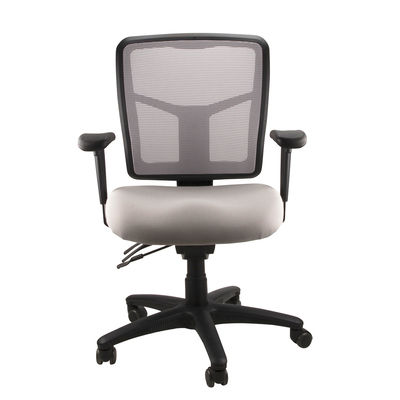 Lincoln Visitor Chair White Fab2 WC Haze