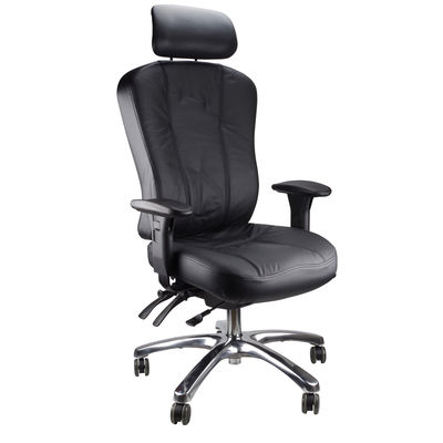 Multiform Task Chair Leather Black