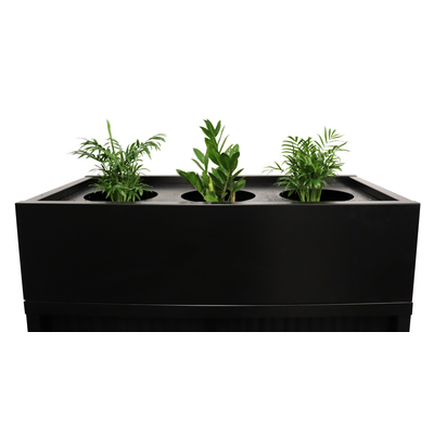 Planter Box 900WX225HX500D Black