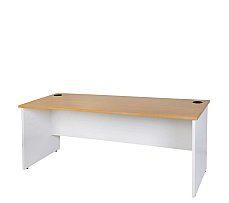 Logan Oak/White Desks