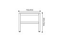 Element H/Duty Bar Height Table 1800×750