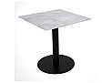 Square Cafe/Outdoor Table with Disc Base