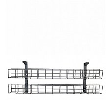 Grid Dual Tier Cable Tray 1250mm White