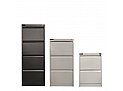 Key Steel 3 Drawer Filing Cabinet Grey