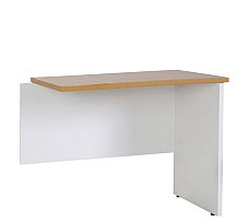 Oak/White Desk Return