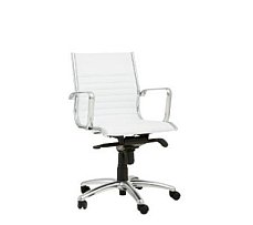 Cogra Executive Chair Mid Back White