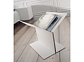 Rollz Two Tier Book/Magazine Stand White