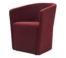 Pascale Club Single Seat Red