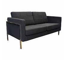 Tic Tac Two 1/2 Seat Lounge Charcoal