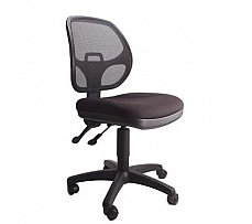 Cosmo Task Mesh Chair Medium Back Black