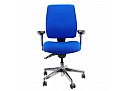 Ergoform Task Chair High Back Blue Chr