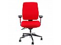 Ergoform Task Chair Medium Back Red Blk
