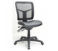 Mirae Task Chair Medium Mesh Back Blk PU