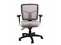 Lincoln Visitor Chair White Fab2 WC Haze
