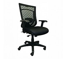 Syntech 1Typist Chair Mesh Back Silver