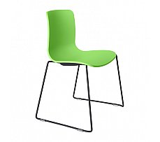 Acti Visitor Chair Black Sled Green