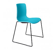 Acti Visitor Chair Black Sled Teal