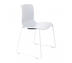 Acti Chair Chrome Sled White Charcoal SP