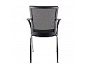Mesh Visitor Chair 4 Leg Black WMVBK