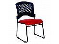 Jupiter Visitor Chair Poly Back Red