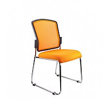 Spencer Visitor Chair Mesh Back Orange