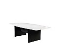 Conference Table 2400×1200 Boat Shape