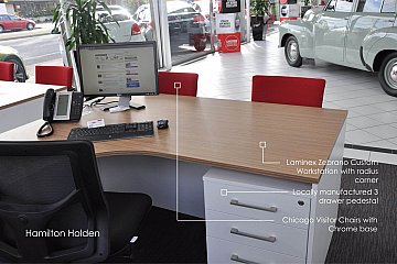 Hamilton Holden, custom executive sales offices