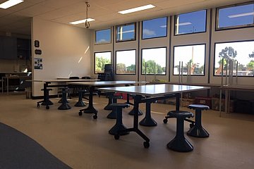 Berri High School, Titan flip tables with Focus stools