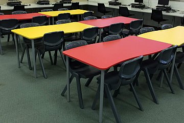 Edward John Eyre High, Custom Wave tables and Ergostack student chairs